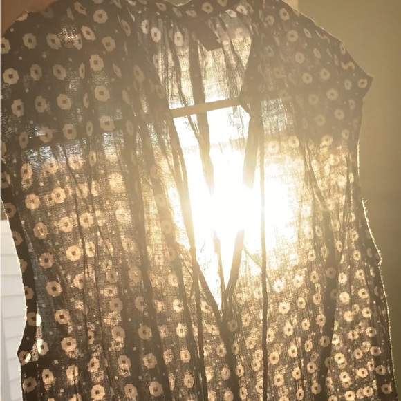 tunic shirt coverup Sleeveless top Boxy top Oversized top Oversized pullover - Picture 8 of 10